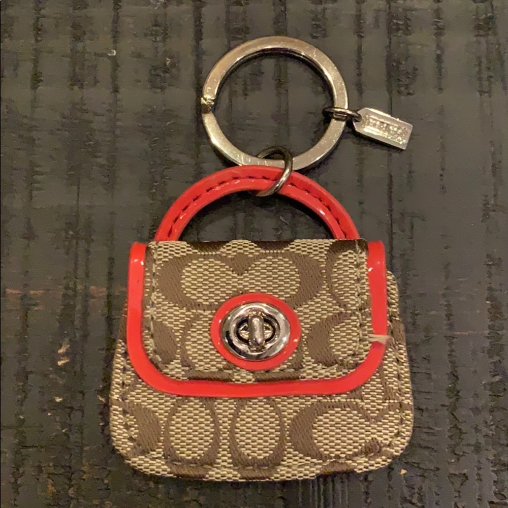 Coach Signature C Bag Key Fob